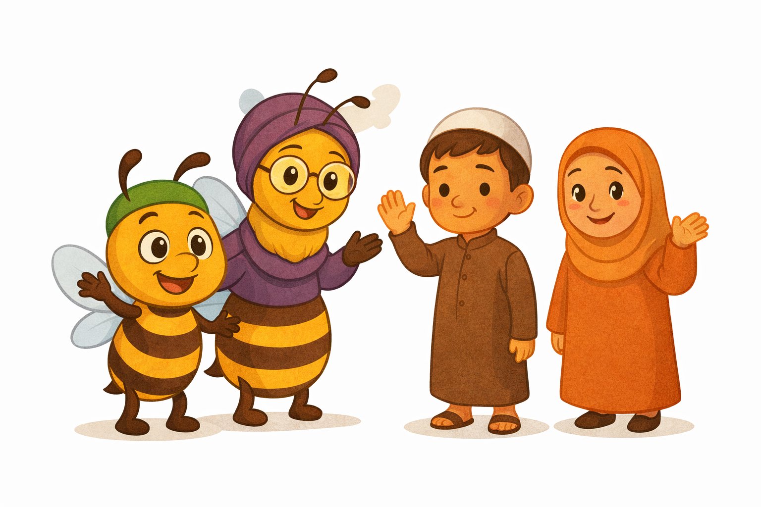 Beeloom Academy students learning together